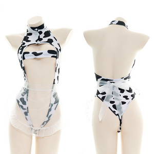 Sexy Cow Cosplay Costume Kawaii Outfit Anime Mini Milk Bikini Lingerie