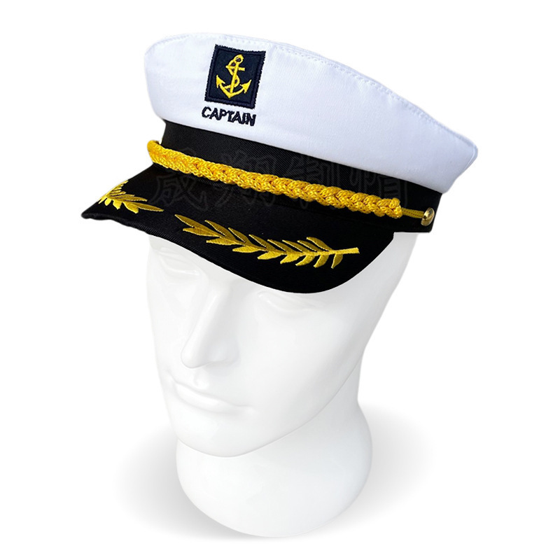 2023 Hot Selling Fashion Classic Navy Ocean Yacht Autumn Sailor Hat Captain Hat