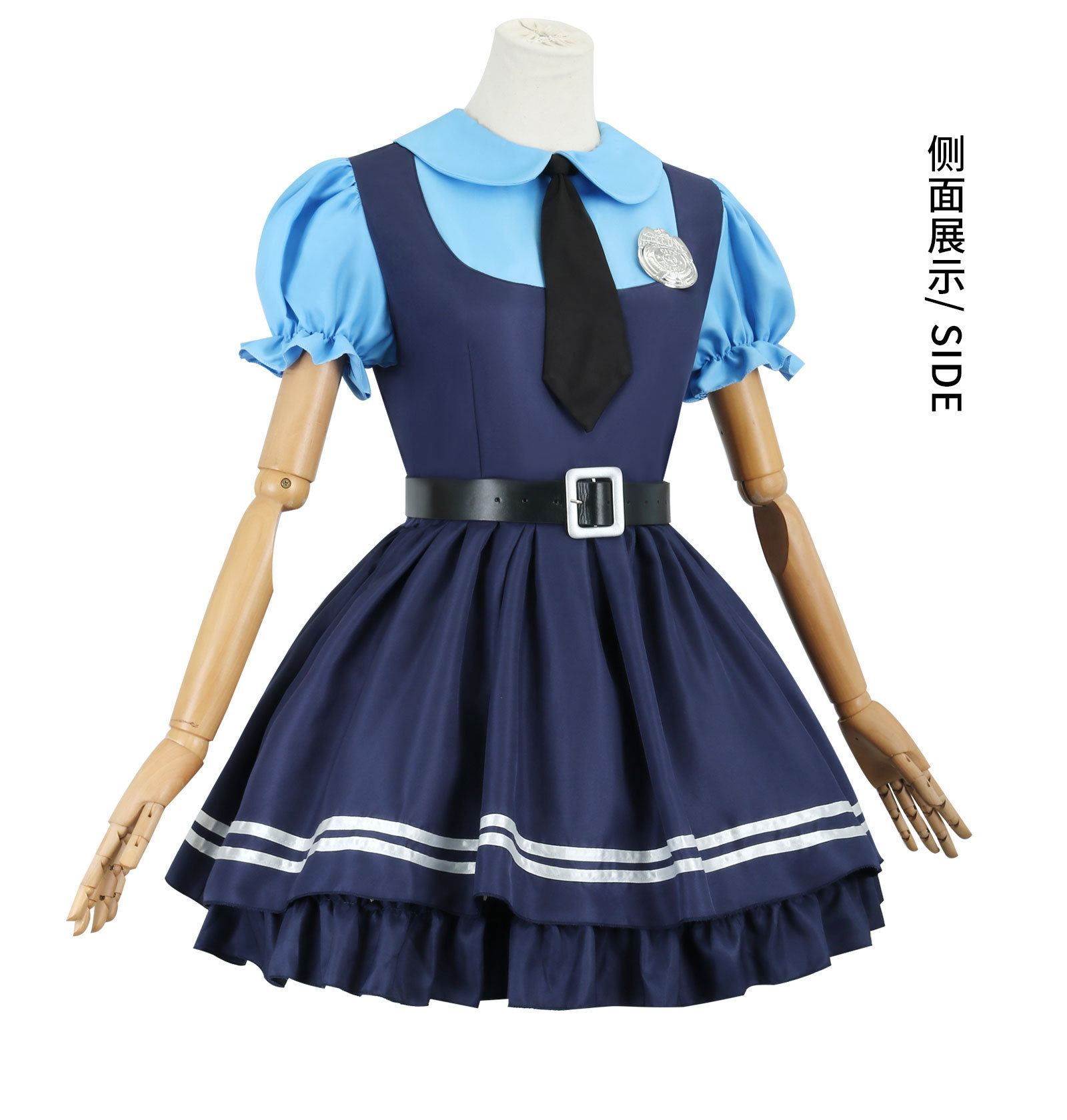 BAIGE  Cosplay Dress for Women Cosplay Anime Judy  Dress Cartoon Joint Style Dress Cosplay Maid Rabbit Cloth