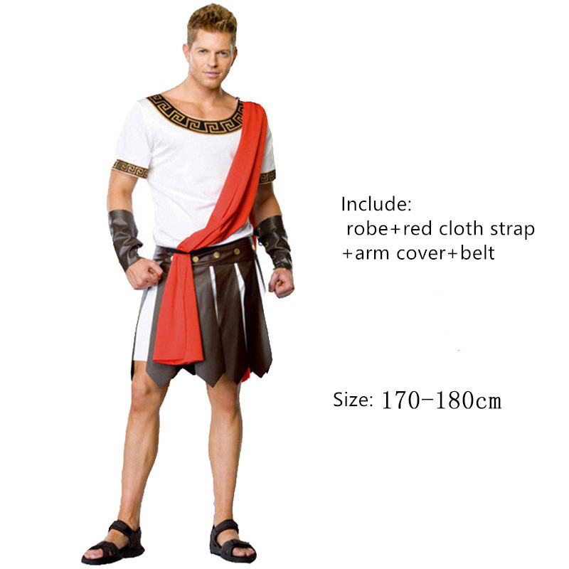 Ancient Greek Roman Toga Caesar Party Fancy Dress Costume