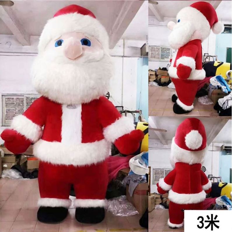 Hot Hot Halloween white polar bear inflatable costume Christmas event realistic adult animal polar bear party costume for sale