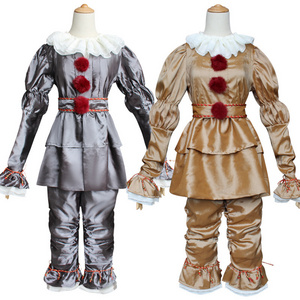 Stephen King's It Pennywise cosplay clown Halloween costume Pennywise Clown Costume