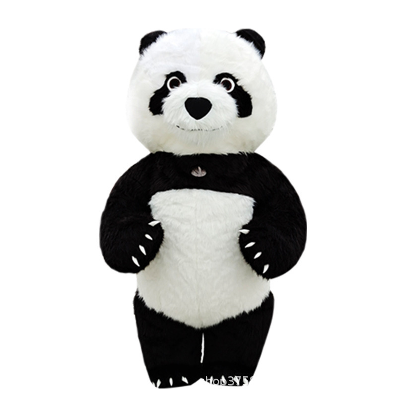 2023 Best Selling CE 2m/2.6m/3m White Inflatable Polar Bear And Panda Mascot Costumes Walking Cartoon Bear Costume For Christmas