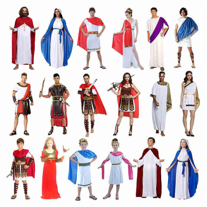 Ancient Greek Roman Toga Caesar Party Fancy Dress Costume