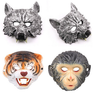 Halloween Costume Adult Realistic Mask Wolf Masks Animal Monkey Mask