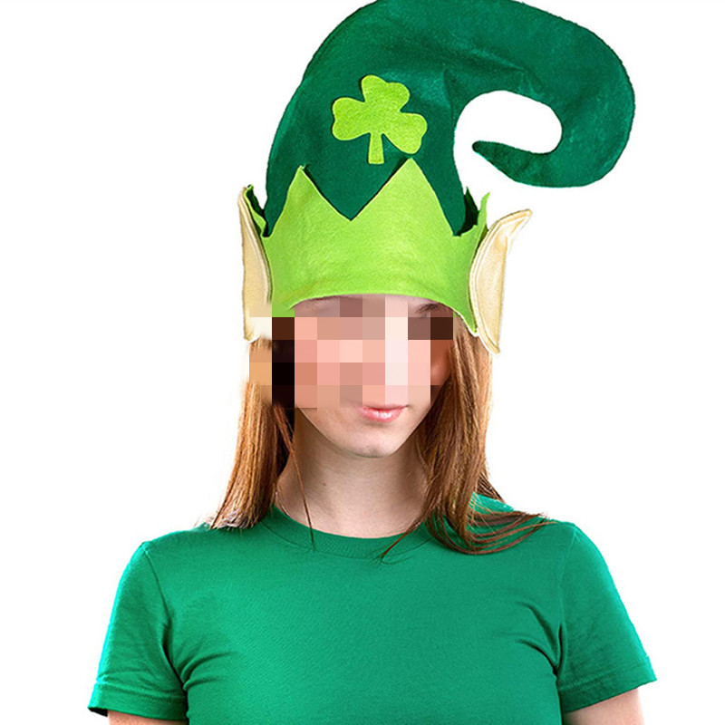 Festive Felt St. Patrick's Day Elf Party Hat