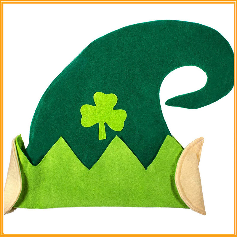 Festive Felt St. Patrick's Day Elf Party Hat