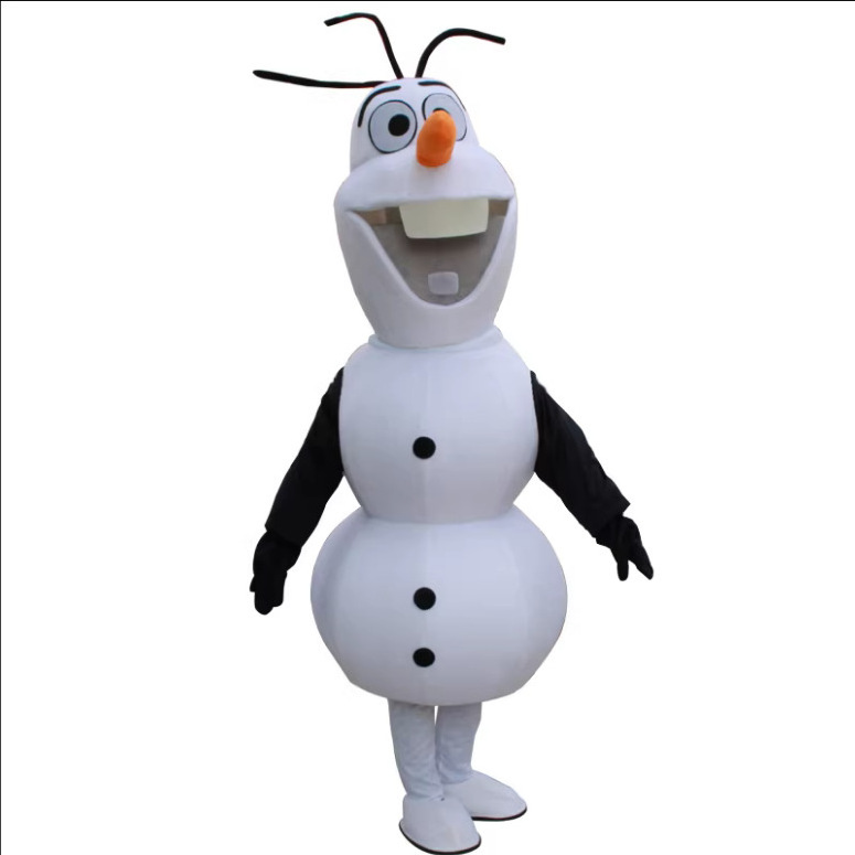 High quality Party popular adult cartoon character Business Promotion Snow Man mascot costume