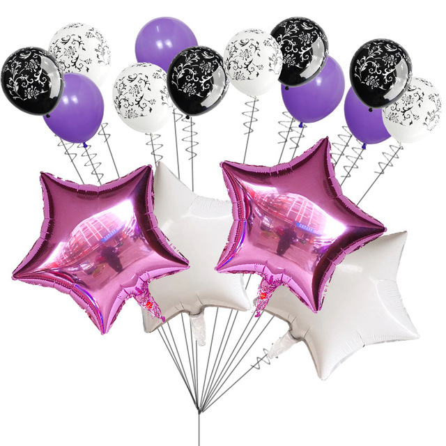 16PCS Latex Free Balloons Great for Graduations Party Supplies New Years Eve Backdrop Birthday globos al por mayor