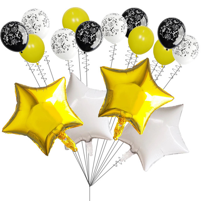 16PCS Latex Free Balloons Great for Graduations Party Supplies New Years Eve Backdrop Birthday globos al por mayor