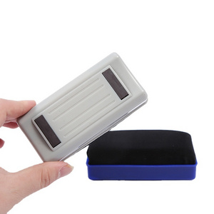 Factory sales  mini chalkboard whiteboard eraser magnetic white board duster   for school