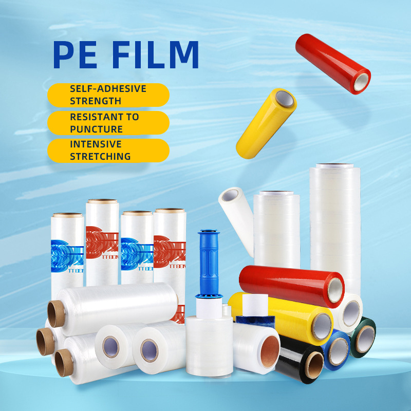 Competitive Price Plastic Shrink Warp Packing Film Recyclable Lldpe Pallet Pre-stretch Wrap