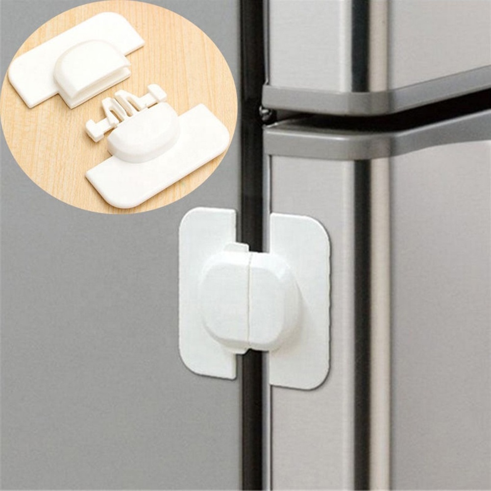 Home Refrigerator Fridge Toddler Cabinet Door Lock Latch Catch Toilet Baby Safety Lock For Children Kid