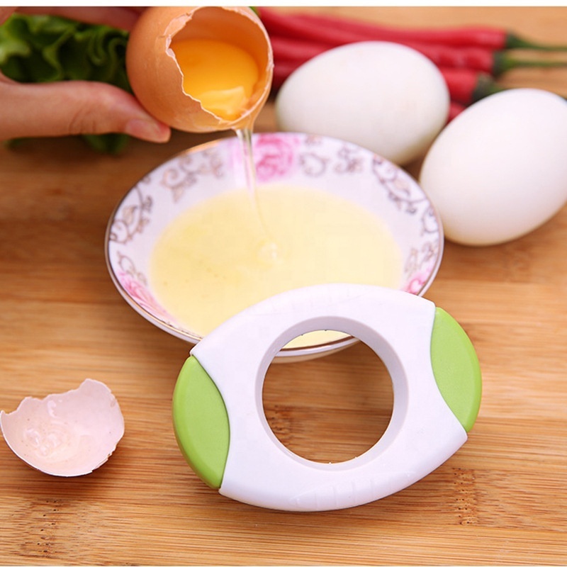 Top Quality Stainless steel Eggs Scissors Egg Kitchen Accessories Easy Handheld Plastic Round Cracker Topper Egg Cutter