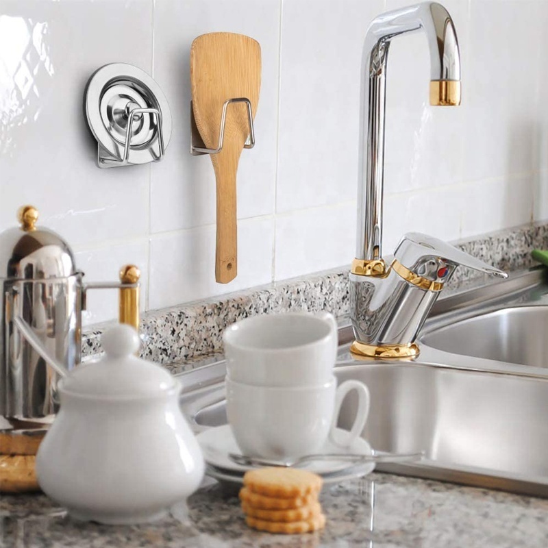 Kitchen Stainless Steel Sink Sponges Holder Self Adhesive Drain Drying Rack Wall Hooks Storage Organizer