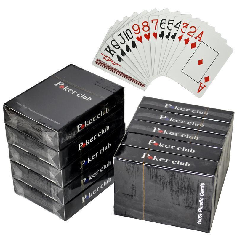 New Poker Club 100% Plastic Playing Cards  Poker Cards 100% Waterproof Poker Club  Playing Cards