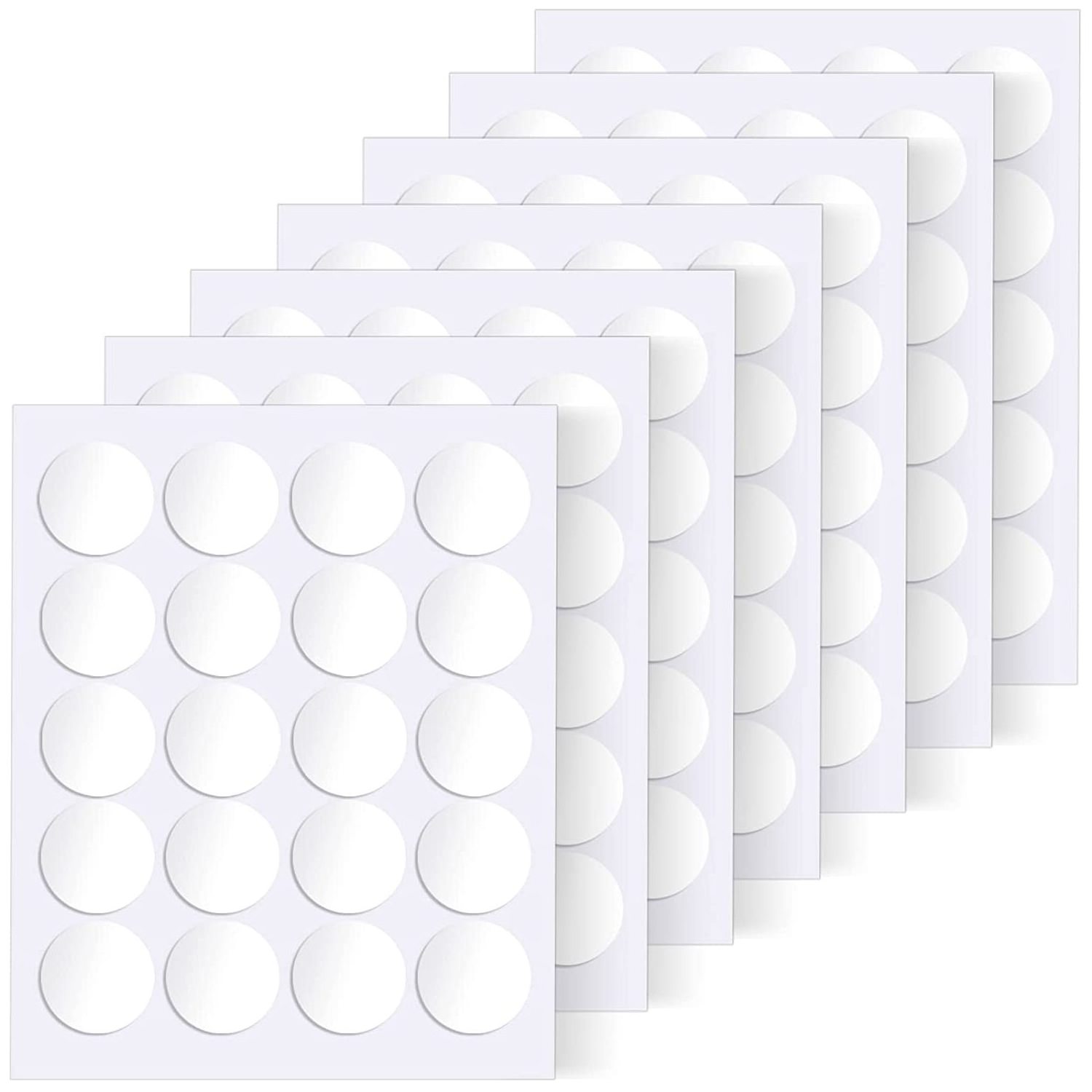 PartyMore Clear Glue Points Dots Double Sided Adhesive Removable Glue Points for Balloons Craft Glue Points Dots Sticky Dots