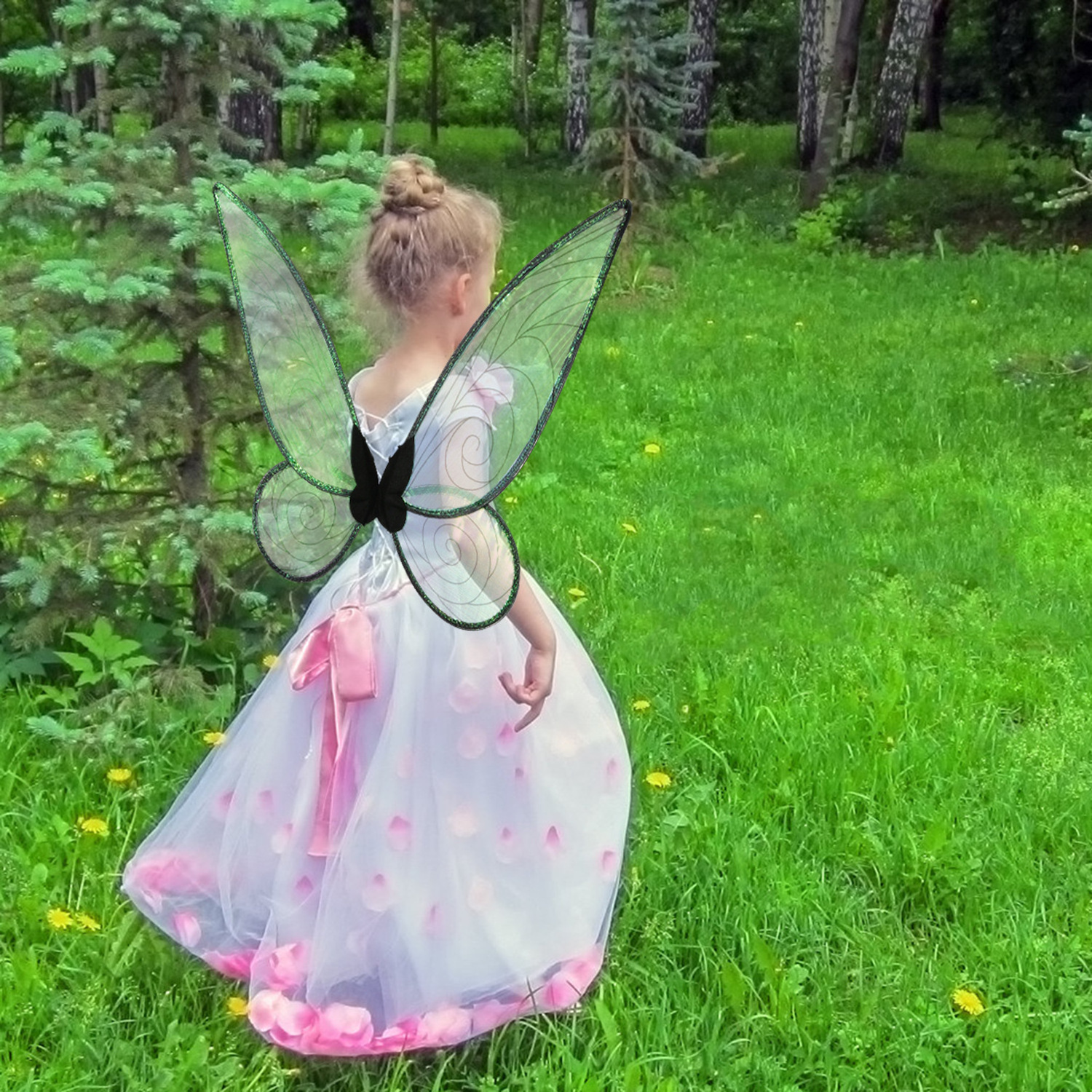 New Design Stock Large Butterfly Wings Costume for kids Cosplay Feather Angel Wings Wholesale