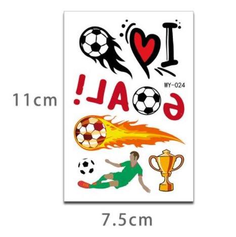 New Boy Child Temporary Tattoo Sticker Motion Football Flame Car Design Body Art Tatoo Hands Foot Waterproof Fake Tattoo Sticker