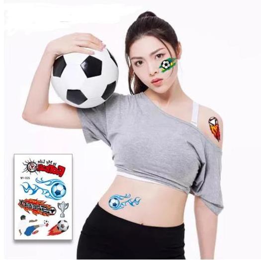 New Boy Child Temporary Tattoo Sticker Motion Football Flame Car Design Body Art Tatoo Hands Foot Waterproof Fake Tattoo Sticker