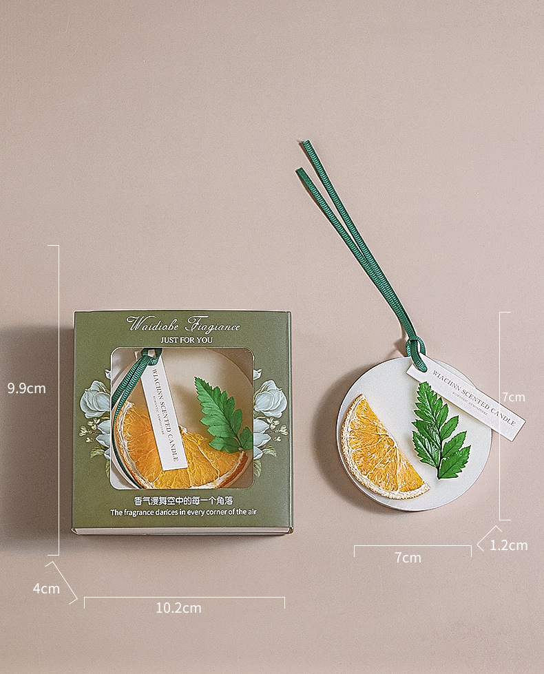 Long Lasting Wax Tablets Single Package Refreshing Orange Pineapple Scents Air Freshener