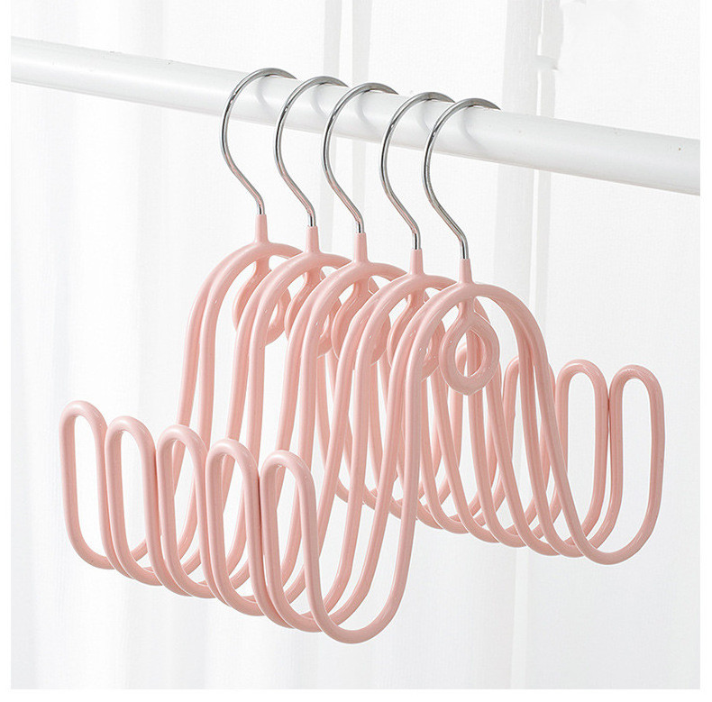 Load-bearing Hook Sandal Rack Balcony Plastic Stackable Hangers Durable Shoe Rack Double Hook Shoe Rack