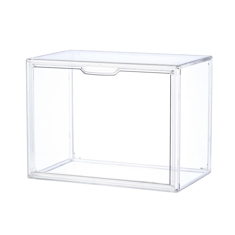 Clear Assemble Cube Plastic Dustproof Hobby Display  Case Organizer  for Collectibles Action Figures Toys Desktop Storage Box