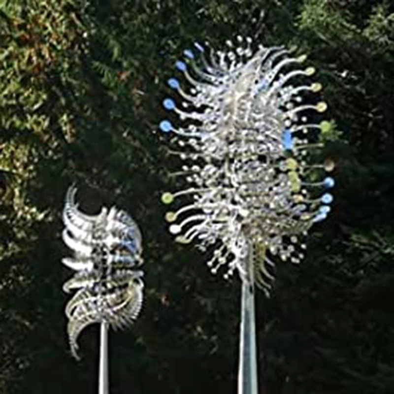 2022 Hot Sale New Arrival Landscape Stainless Steel Outdoor Kinetic Wind Art Godern Decoration Magical Metal Kinetic Sculpture