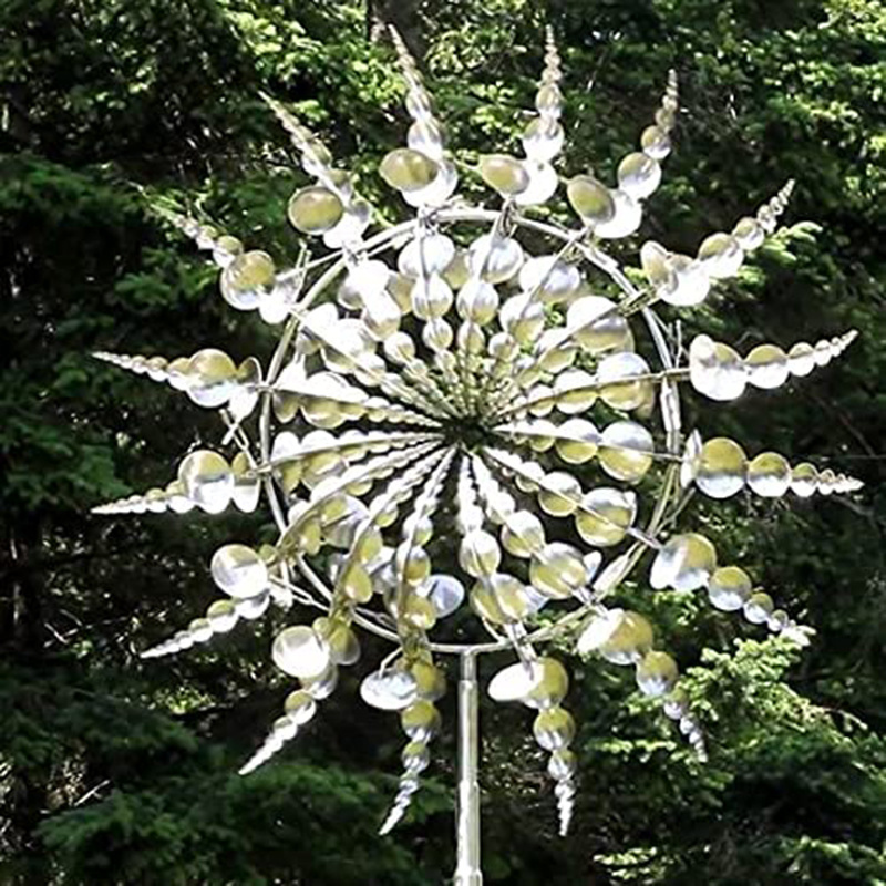 2022 Hot Sale New Arrival Landscape Stainless Steel Outdoor Kinetic Wind Art Godern Decoration Magical Metal Kinetic Sculpture