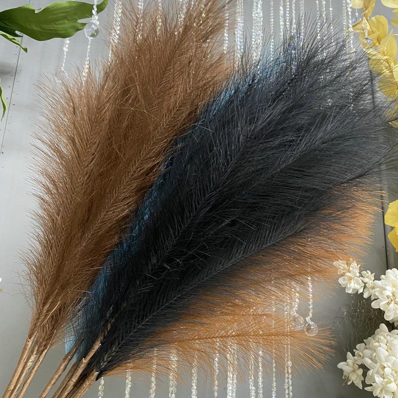 Fluffy Pampas Grass Home Decor Boho Wedding Pampas Grass Artificial Reed Pampas Grass Large For Party