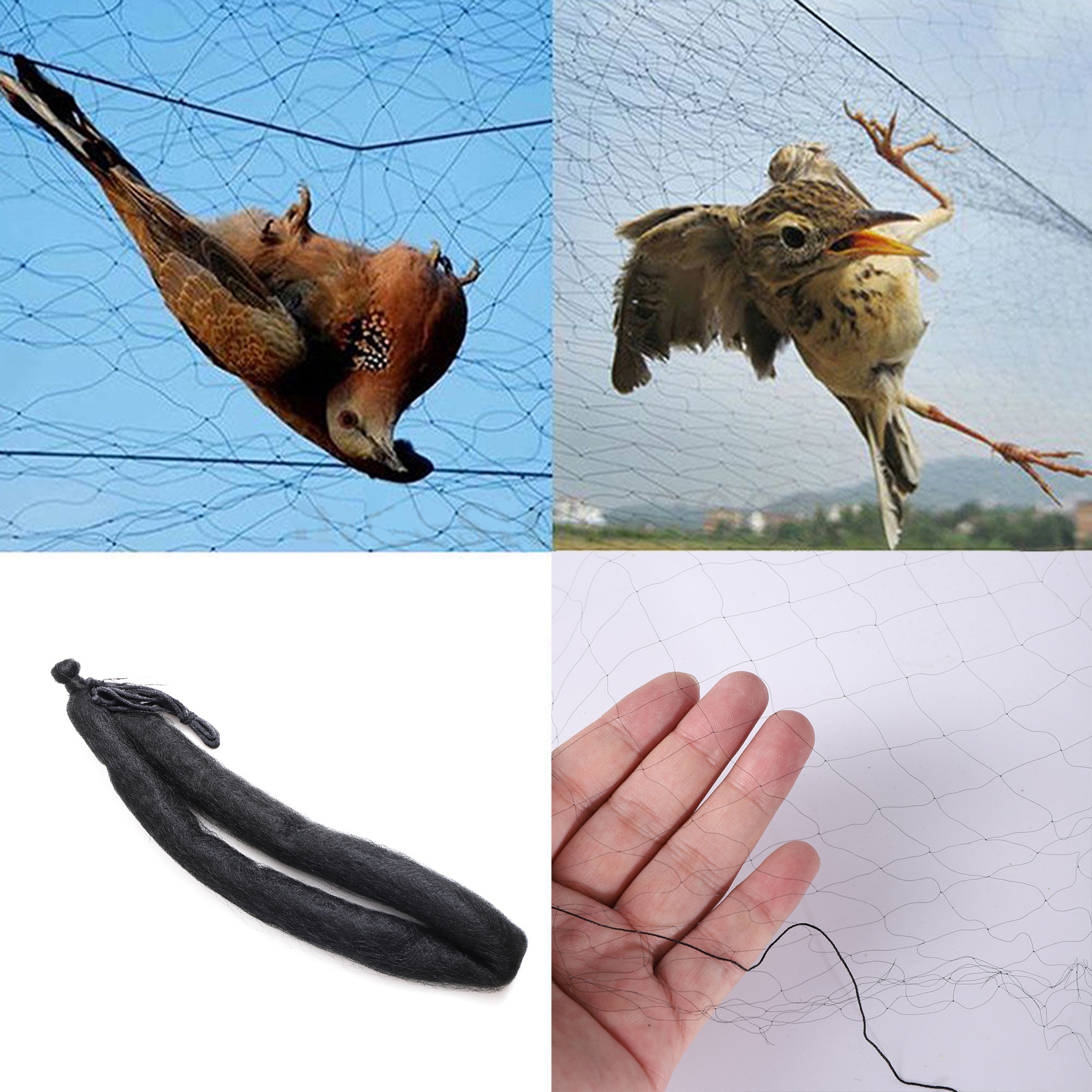 Garden Mesh Pest Control Tool Bird Catch Multifunctional Protective Net Plastic Nylon Anti Bird Net