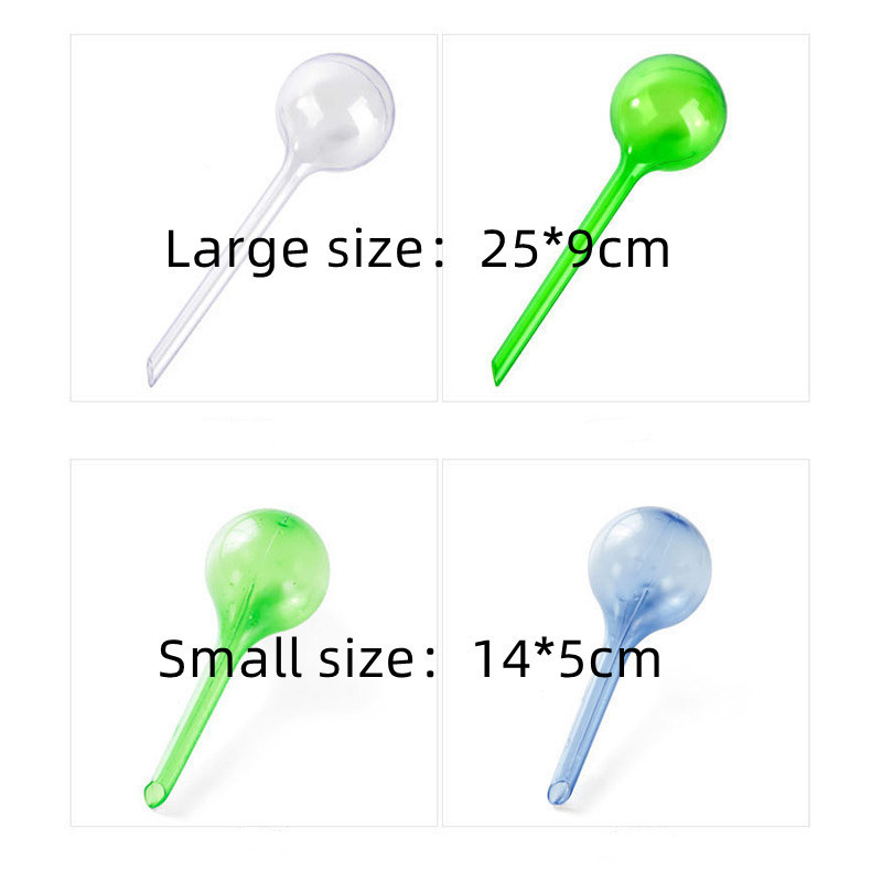 Hot selling automatic plastic multi shapes 2 sizes self-watering globes for indoor outdoor plant watering device automatic drip