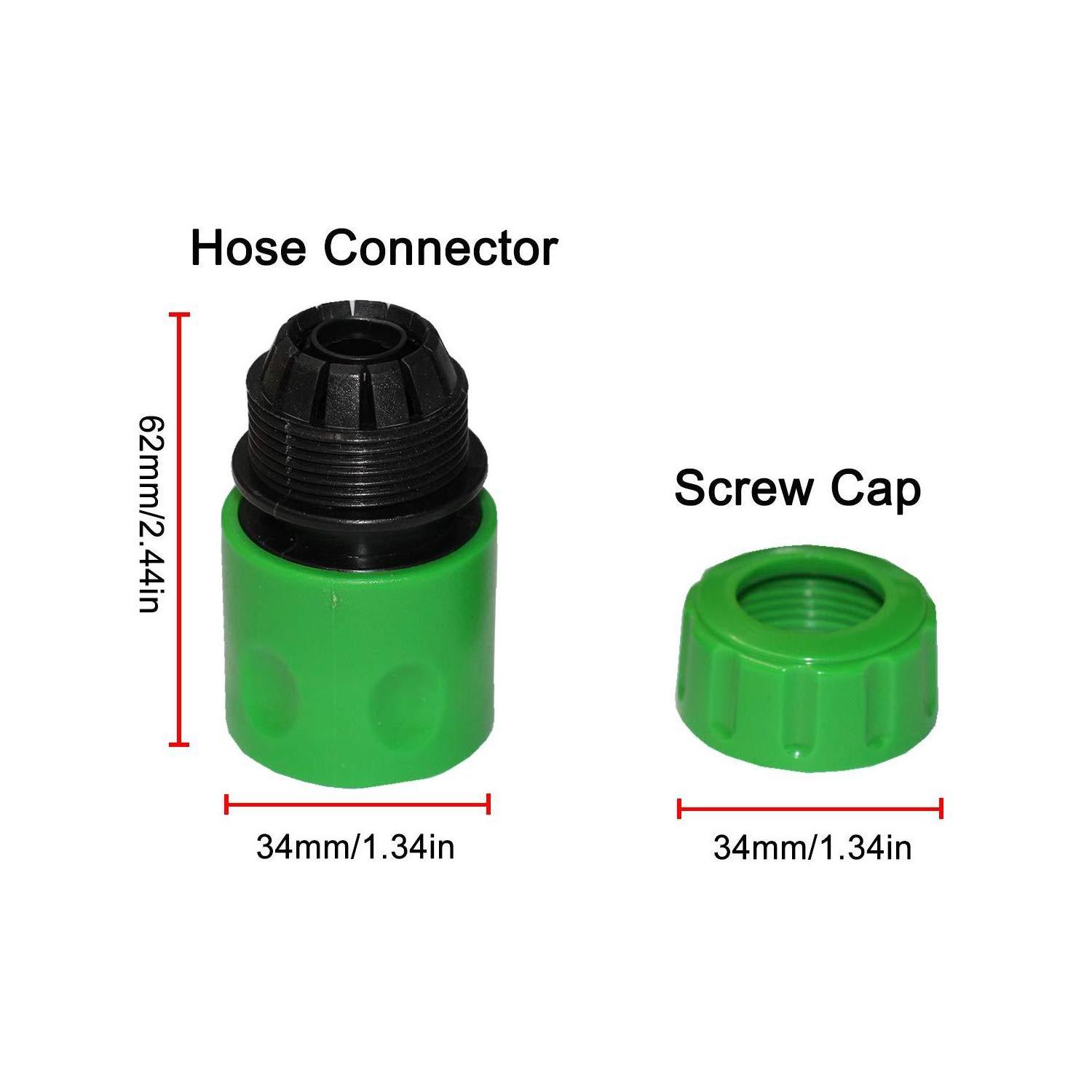 Garden Watering Hose ABS Quick Connector   Male Hose Coupling Joint Adapter Extender Set For Hose Pipe Tube