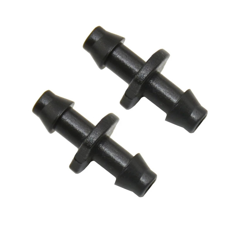 4/7mm Plastic Water Irrigation Pipe Fittings Water Hose Repair Connectors Garden Water Hose Connector