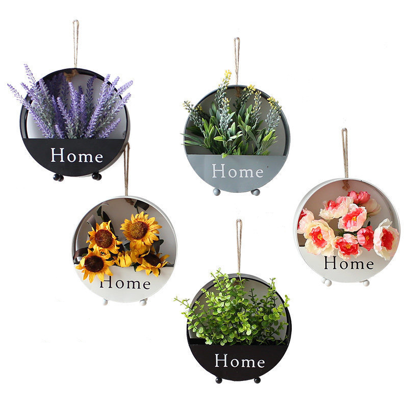 Nordic Style Living Wall Planter Pot Decor Door Decoration For Home Arts Living Room rWall Hanging Planter