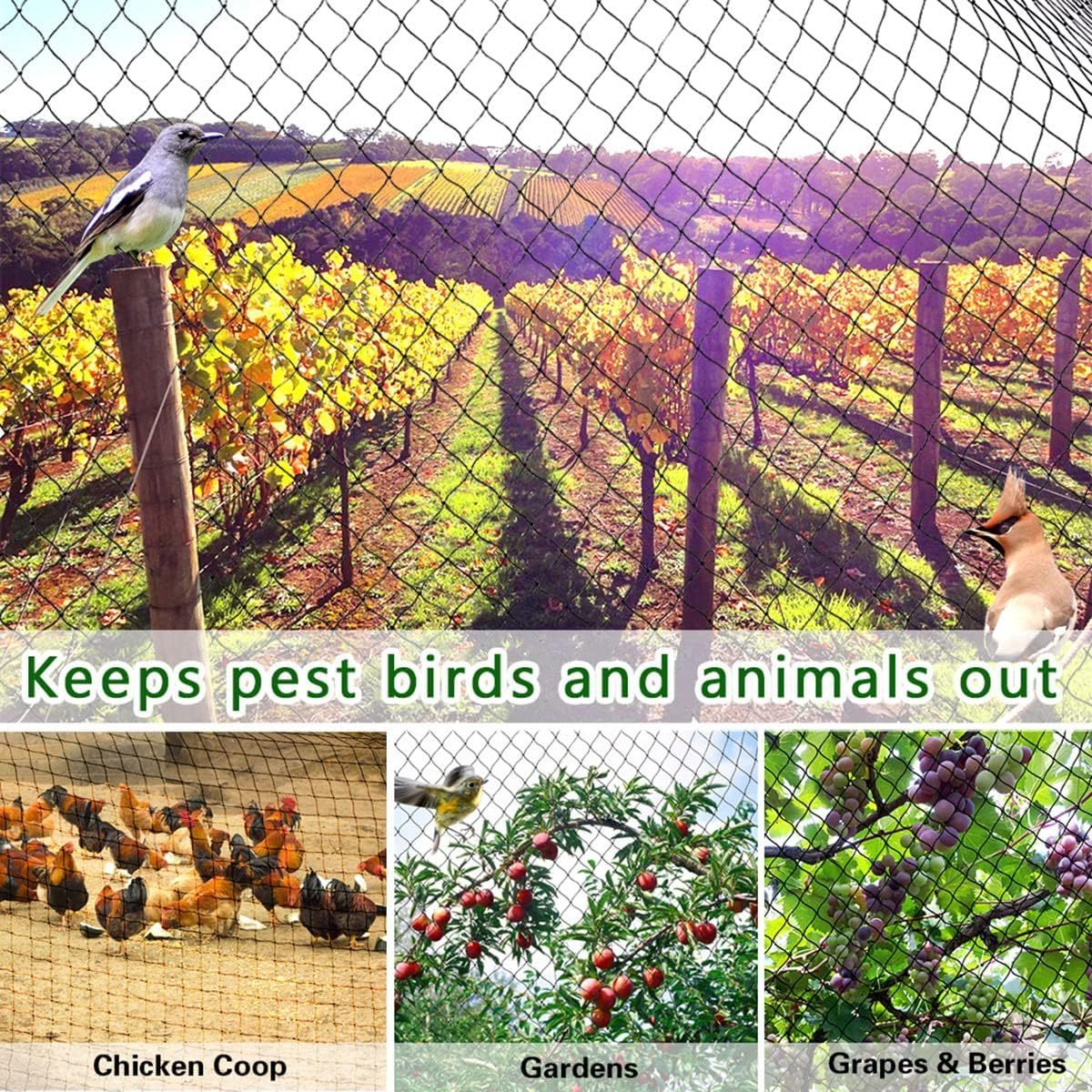 Garden Mesh Pest Control Tool Bird Catch Multifunctional Protective Net Plastic Nylon Anti Bird Net