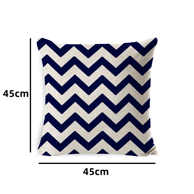 Wholesale Pillow Case For Couch Multi-color Throw Pillows For Living Room Sofa Linen Geometric Pillow Covers 18 x 18