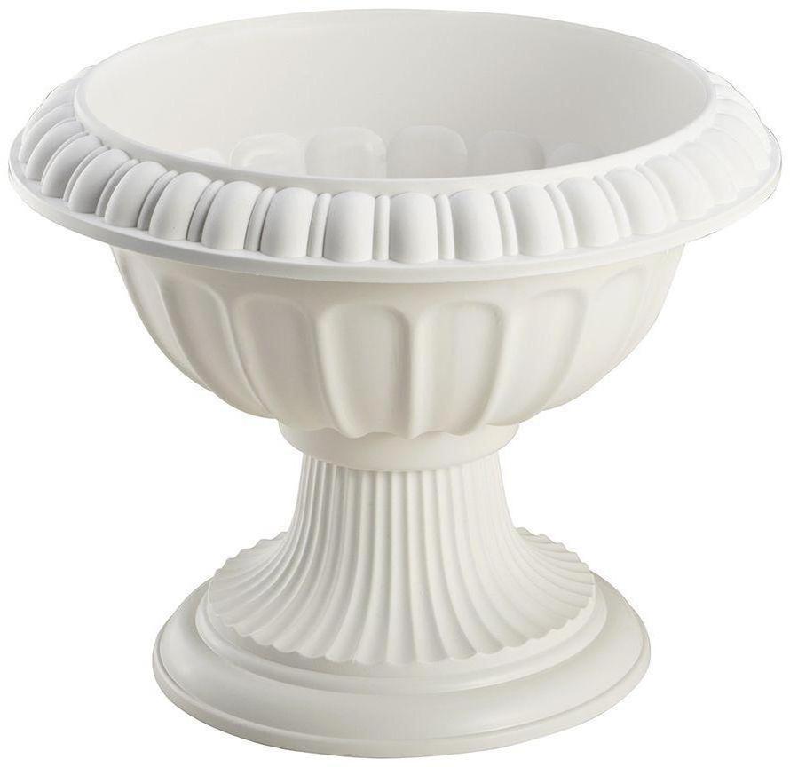 European Style Plastic Urn Planters White Wedding Party Props Flower Vase Plastic Pots  Roman Column Decor