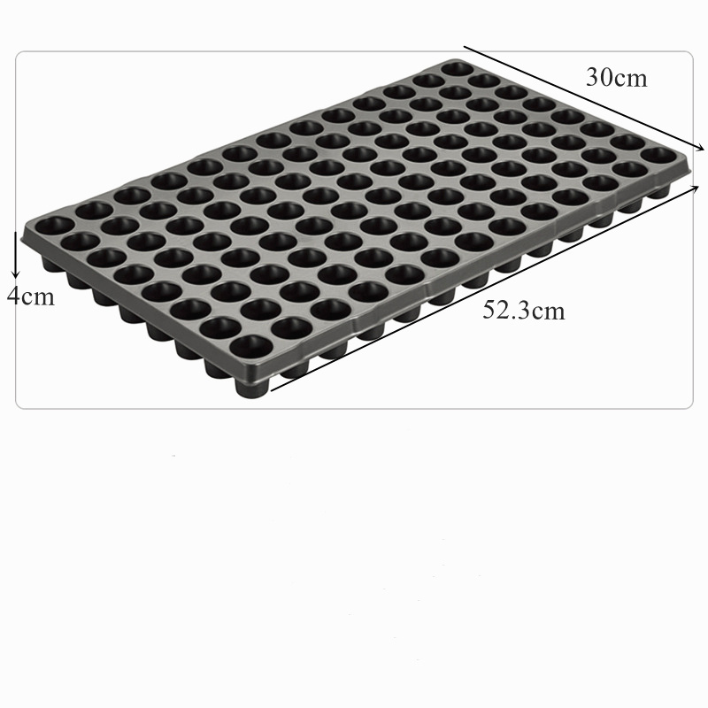 104 Cells Seedling Starter Tray Outdoor Indoor Seedling Trays Plastic Nursery Holes Gardening Nursery Seedling Tray Cells