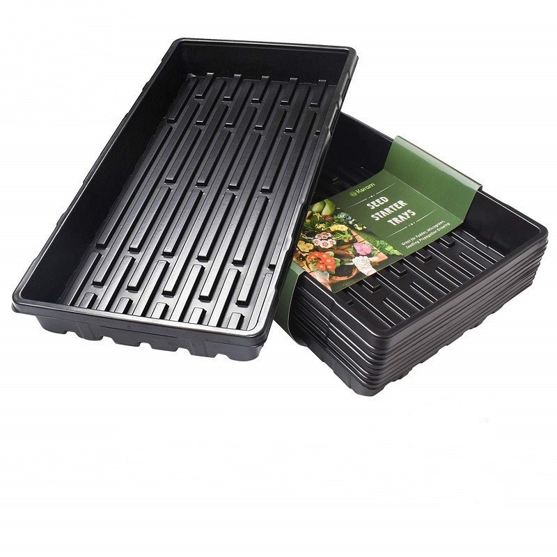 Wholesale Durable High Quality Greenhouse Seedling Trays Rectangular Tray Plastic Nursery Pot Germination Tray