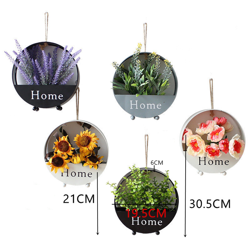 Nordic Style Living Wall Planter Pot Decor Door Decoration For Home Arts Living Room rWall Hanging Planter