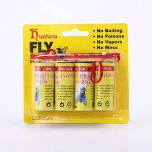 Fly trap Glue Hanging Strong Sticky Fly Catcher Ribbons Sticky Control PestGlue Trap Insect Killer