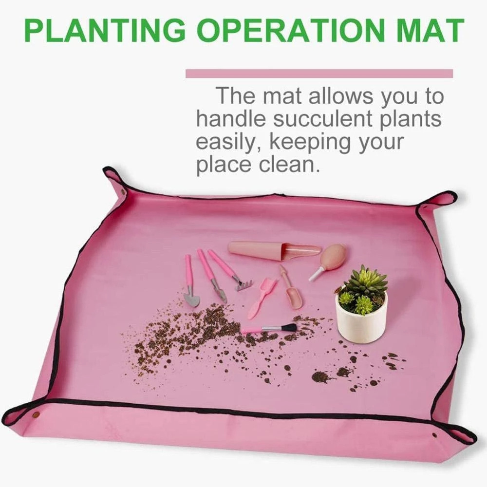 Gardening Mats Succulent Green Plants Repotting And Mixing Soil Waterproof Flower Mats