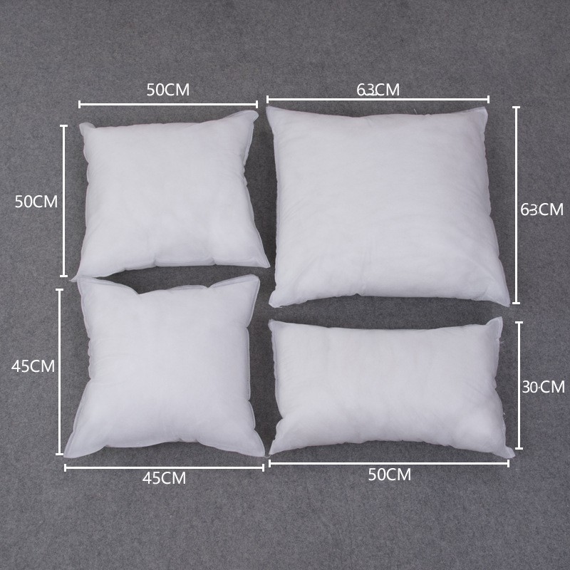 Hot Sale PP Cotton Pillow Filling Non-Woven Fabric Thickened Sofa Cushion Filling Multi Size Vacuum Bag Woven Pillow Filler