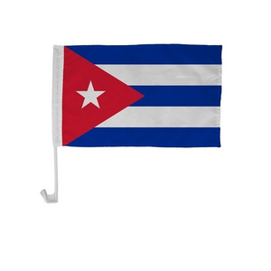 Cuba car flag Polyester car flag Flag for decoration fan holiday advertising