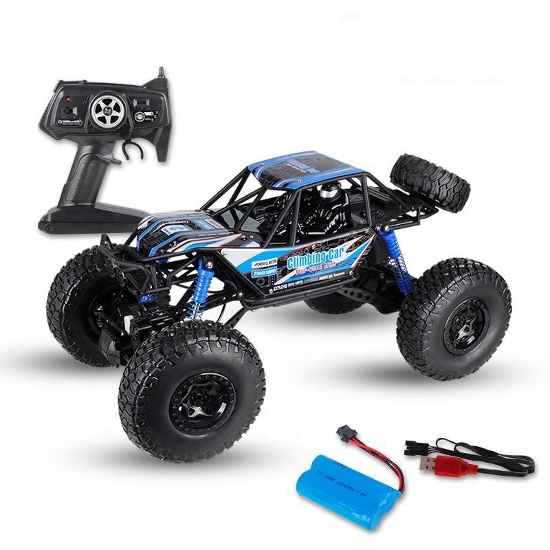 Jumbo TPR Tire 1:10 1:14 Big Climbing 2.4G Rc Car 4WD Off Road Suspension Remote Control Racing Truck For Kids