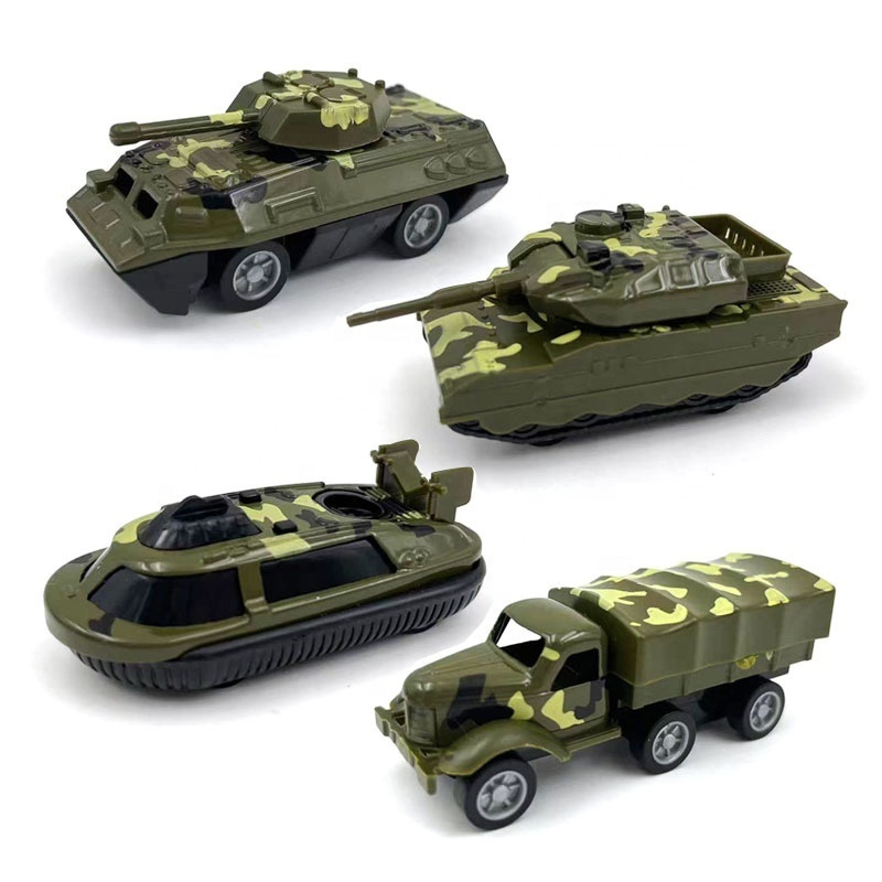 Army Model Cars Toy Soldiers Army Toy Tanks Armored Vehicles Die-casting Army Metal Diecast Toy Alloy No Battery