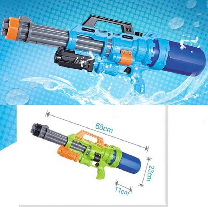 1680ml summer Large Gatling Capacity Big Water Gun for Kids High Pressure Squirt Water Up to 9-10m water pump