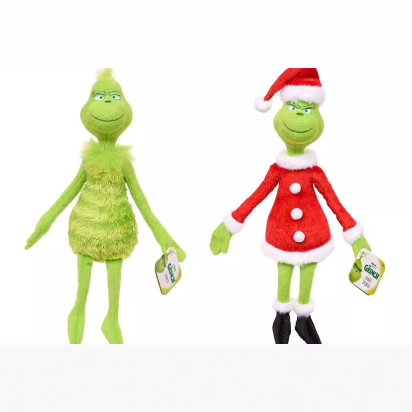 Christmas Green Monster Doll Plush Maker Grinch Elf Stuffed Plush Kids Funny Plush Toy New Year Gifts