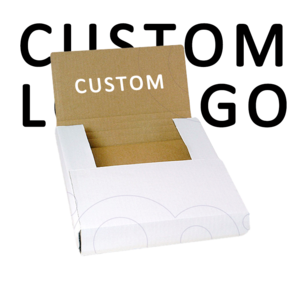 Custom Logo Print Corrugated Paper Box Packaging Self Pealing Mailer Box Postal Shipping Box